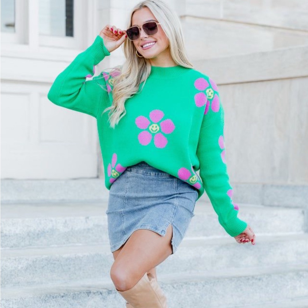 NWOT Pink Lily Sweater